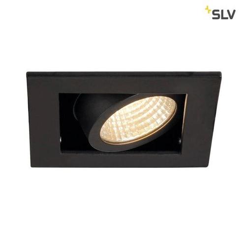 SLV KADUX Inbouw spot Kardan 230 Volt 1x LED spot zwart, Huis en Inrichting, Lampen | Spots, Nieuw, Inbouw, Verzenden