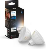 Philips Hue spot - warm-tot koelwit licht - 2 pack - MR16, Huis en Inrichting, Verzenden, Zo goed als nieuw