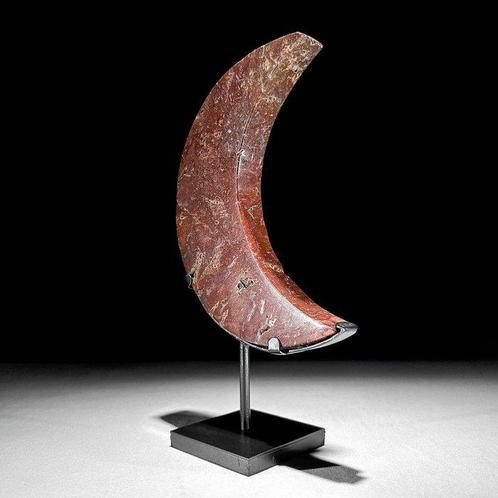 PAS DE PRIX DE RÉSERVE - Éclatant jaspe rouge En forme de, Antiek en Kunst, Kunst | Designobjecten