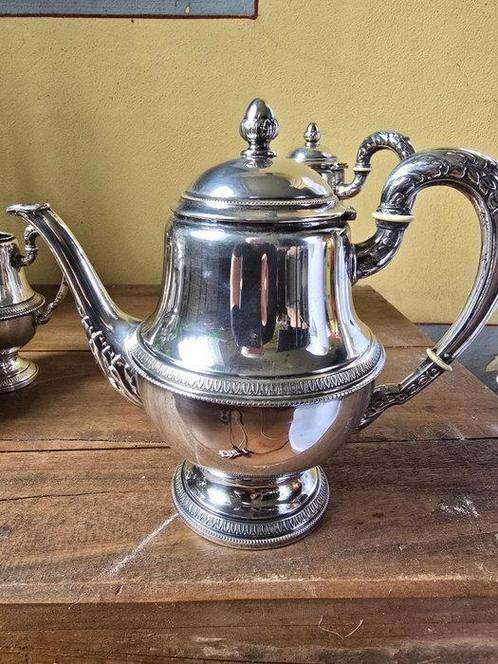 Koffie- en theeservies (4) - Zilver, Antiek en Kunst, Antiek | Zilver en Goud