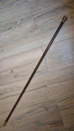 Wandelstok - Hout, Been, Verguld - wandelstok 1818, Antiek en Kunst