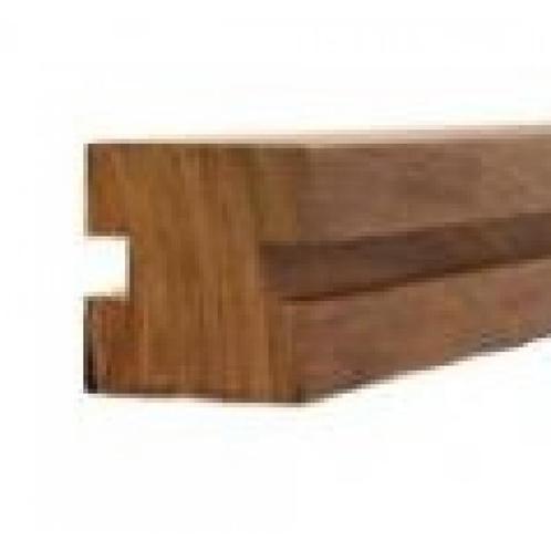 Houten gleufpaal voor tuinscherm - tussenpaal - h270 90mm x, Tuin en Terras, Tuinschermen, Nieuw