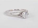 Bague de fiançailles - 18 carats Or blanc - 0.67ct. tw., Bijoux, Sacs & Beauté