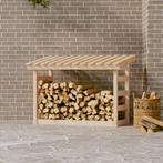 vidaXL Haardhoutrek 108x64,5x78 cm massief grenenhout, Tuin en Terras, Brandhout, Verzenden
