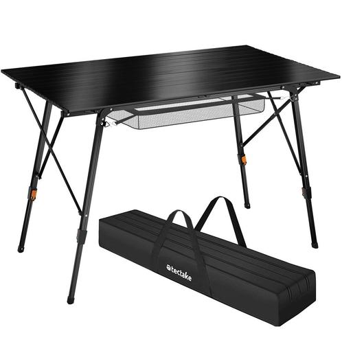 tectake Aluminium klaptafel Bastiaan in hoogte verstelbaar -, Caravans en Kamperen, Kampeeraccessoires, Verzenden