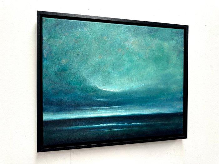 Joost Verhagen - Cadzand High Tide, Antiquités & Art, Art | Peinture | Moderne