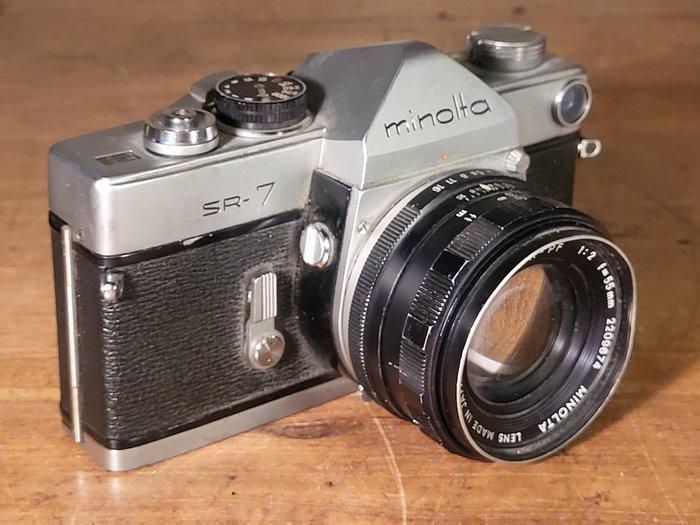 Minolta SR-7 35mm spiegelreflexcamera met Minolta Auto, Audio, Tv en Foto, Fotocamera's Analoog