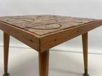 Bijzettafel - Hout Metaal Tegels - Beistelltisch /, Antiek en Kunst