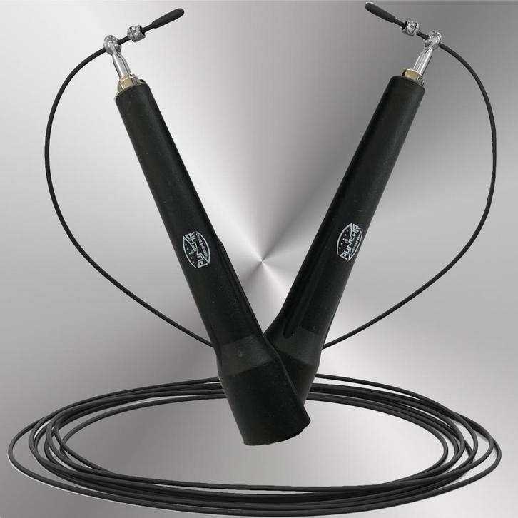 PunchR™ Springtouw LDX Kunststof Handgrepen Zwart, Sport en Fitness, Vechtsporten en Zelfverdediging, Nieuw, Overige, Verzenden