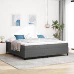 vidaXL Boxspringbed Lichtgrijs 200x200 cm Corduroystof, Huis en Inrichting, Slaapkamer | Bedden, Verzenden, Nieuw
