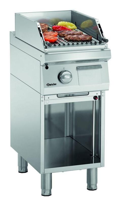 Lavasteengrill | RVS | Gas | 9kW | V Rooster |, Zakelijke goederen, Horeca | Keukenapparatuur, Nieuw in verpakking, Verzenden