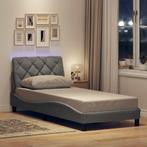 vidaXL Bedframe met LED zonder matras 90x200 cm stof, Verzenden, Nieuw