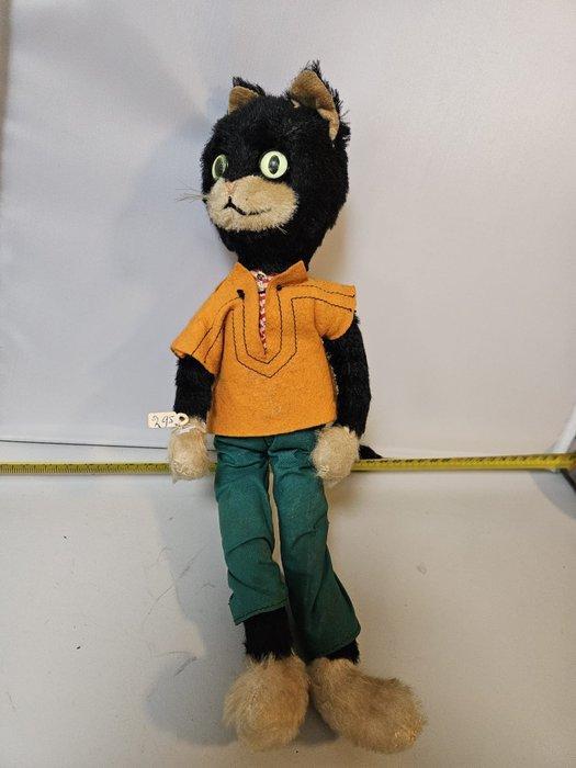 Schuco - Speelgoed Zwarte kat knuffel bigo bello - 1960-1970, Antiek en Kunst, Antiek | Speelgoed