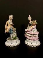 Capodimonte - Beeldje - Couple galant XVIIIE - Eduardo Tasca, Antiek en Kunst