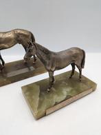Beeldje - Cavalli (2) - .800 zilver, Antiek en Kunst