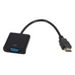 VGA naar HDMI Kabel - 1080p Full HD High Speed Zwart, Computers en Software, Pc- en Netwerkkabels, Nieuw, Verzenden