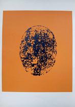 Turi Simeti (1929-2021) - Due ovali su fondo arancione -