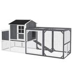 Kippenhok, 236,5 X 91 X 114 Cm Kippenren Met Nestkast, Vrije, Dieren en Toebehoren, Verzenden, Nieuw