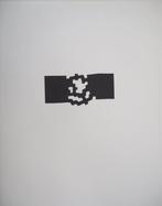 Eduardo Chillida (1924-2002) - Abstraction noir et blanc, Antiek en Kunst