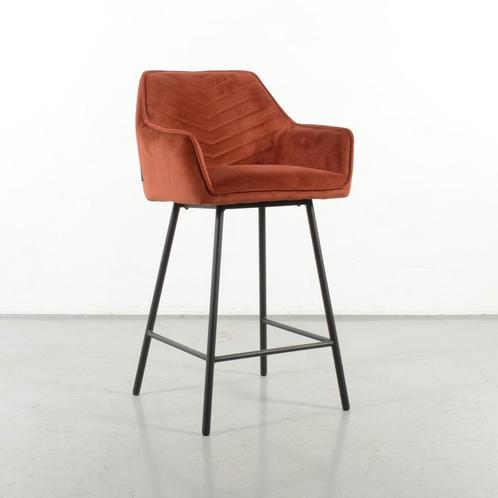 Barkruk Helsinki, brons, 4 poot onderstel, Huis en Inrichting, Stoelen, Gebruikt, Ophalen of Verzenden