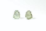 2 Moldaviet oorstekers / ruw / nieuw 925. Sterlingzilver -