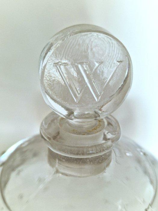 Lalique - Worth - Dans la Nuit - Parfumfles - Geperst glas, Antiek en Kunst, Antiek | Glaswerk en Kristal