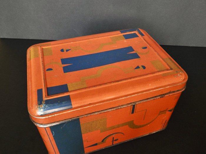 Blikken doos - Staal - groot blik, Antiek en Kunst, Antiek | Meubels | Stoelen en Sofa's