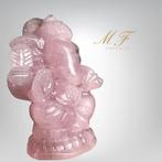 Magnifique Ganesh - rozenkwarts - van uitzonderlijke