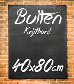 Krijtbord Buiten 40x80 cm Horizontaal, Verzenden, Nieuw
