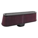K&N Universeel filter - carbonvezel - ovale aansluiting van, Verzenden, Nieuw