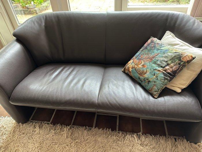 Leolux - Bank (2) - Morion - Leder - Leolux Morion zitbanken, Antiek en Kunst, Antiek | Meubels | Stoelen en Sofa's