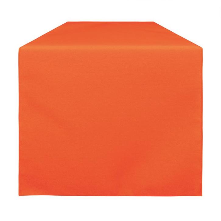 Tafellopers Tangerine Oranje 30x132cm Treb SP, Huis en Inrichting, Keuken | Textiel, Overige typen, Overige kleuren, Nieuw, Verzenden