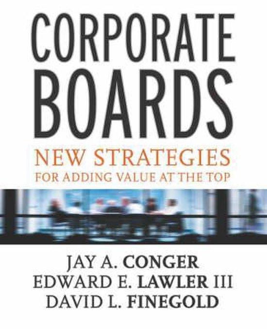 Corporate Boards 9780787956202 Jay A. Conger, Livres, Langue | Anglais, Envoi