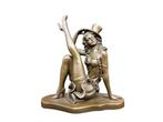 Beeld, NO RESERVE PRICE Bronze: Revue Dancer - 18.5 cm -