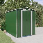 vidaXL Tuinschuur 192x274x223 cm gegalvaniseerd staal groen, Tuin en Terras, Verzenden, Nieuw