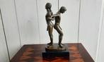 J.patoue - j.patoue - Beeld, Naakte mannen - 26.5 cm - Brons, Antiek en Kunst