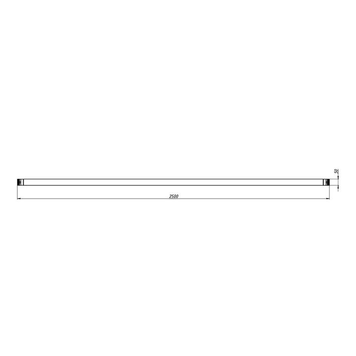 FORTEX FX31-L250 enkele truss buis lengte 250 cm zwart, Musique & Instruments, Lumières & Lasers, Envoi