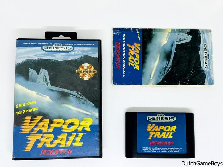 Sega Genesis - Vapor Trail, Games en Spelcomputers, Spelcomputers | Sega, Gebruikt, Verzenden