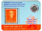 Nederland. Juliana. Coin Card 10 cents (1971) - Private, Timbres & Monnaies, Monnaies | Pays-Bas