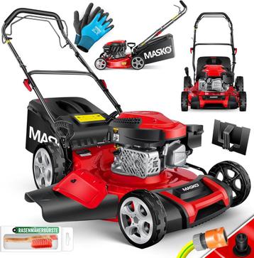 KESSER® Grasmaaier Benzine - 51cm - 65L opvangbak - Rood beschikbaar voor biedingen