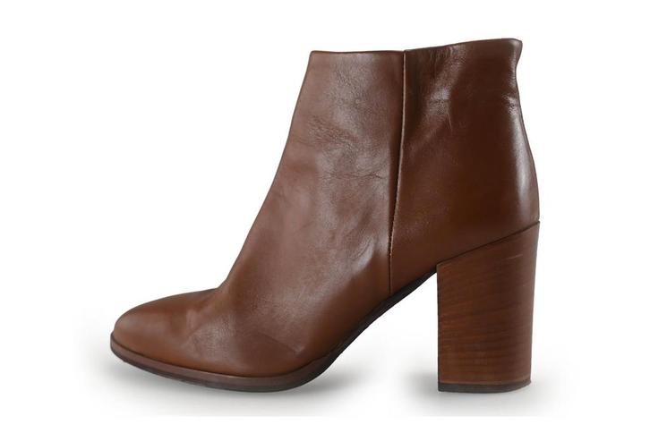 Laurent David enkellaarzen in maat 39 Cognac | 25% korting, Kleding | Dames, Schoenen, Overige kleuren, Zo goed als nieuw, Lage of Enkellaarzen