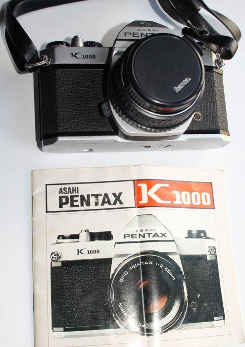 Pentax K1000 + smc-M 2/50mm + Osram flash + 4x film + acc. |, TV, Hi-fi & Vidéo, Appareils photo analogiques