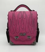 Handtas hotpink flame black schoudertas, Ophalen of Verzenden, Nieuw