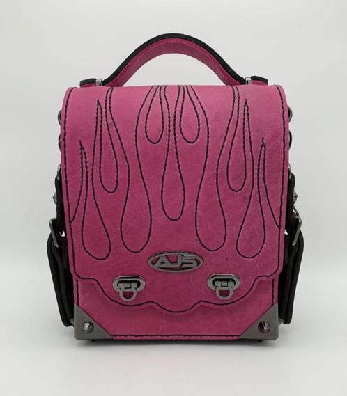 Handtas hotpink flame black schoudertas, Auto-onderdelen, Overige Auto-onderdelen, Nieuw, Ophalen of Verzenden