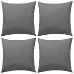vidaXL Buitenkussens 45x45 cm grijs 4 st, Huis en Inrichting, Woonaccessoires | Kussens, Verzenden, Nieuw