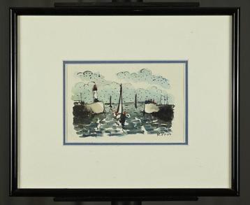 René Prin (1905-1985) - Le voilier