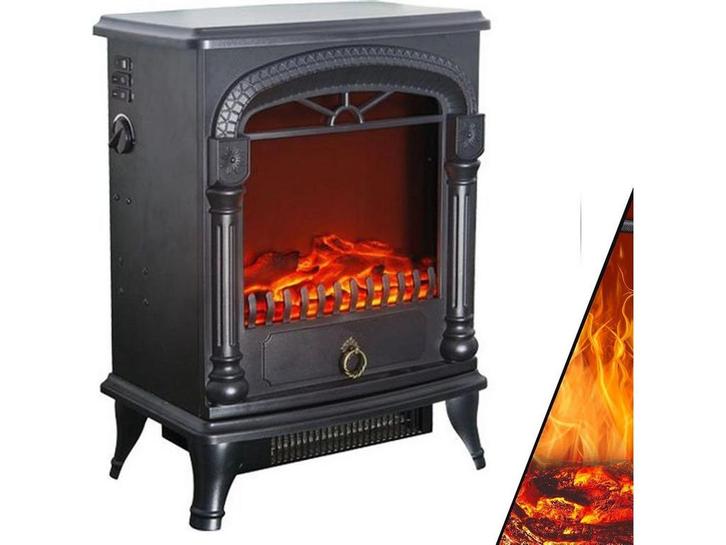 Beper RI.504 - Elektrische Haard - 2000 Watt - Grijs, Huis en Inrichting, Woonaccessoires | Overige, Zo goed als nieuw, Verzenden