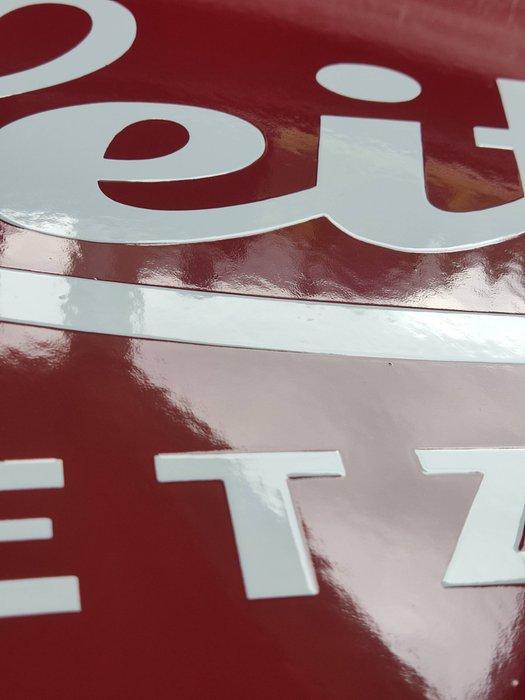 Leitz Wetzlar - Lens Foto Leitz Wetzlar enamel sign, Antiek en Kunst, Antiek | Wandborden en Tegels