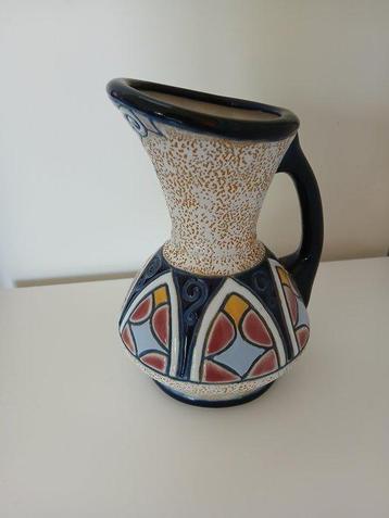 Aiguière - amphore vase - Majolique