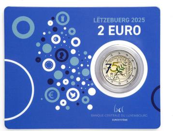 4 Euro Luxemburg 2 x 2 Euro 2025 Coincards Henri Schumann... beschikbaar voor biedingen